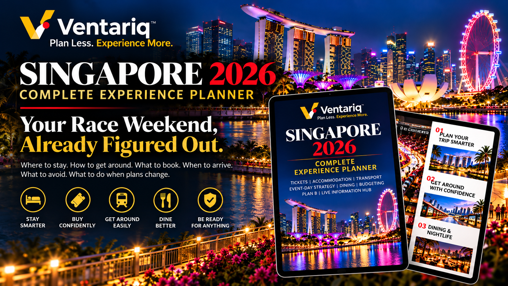  Formula 1 Singapore Grand Prix 2026 Experience Planner
