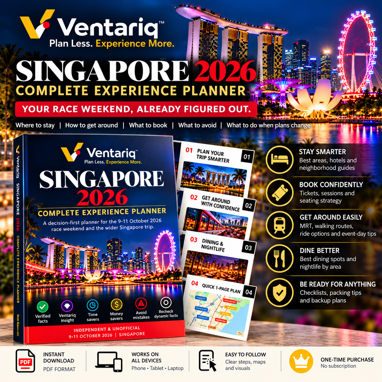  Formula 1 Singapore Grand Prix 2026 Experience Planner